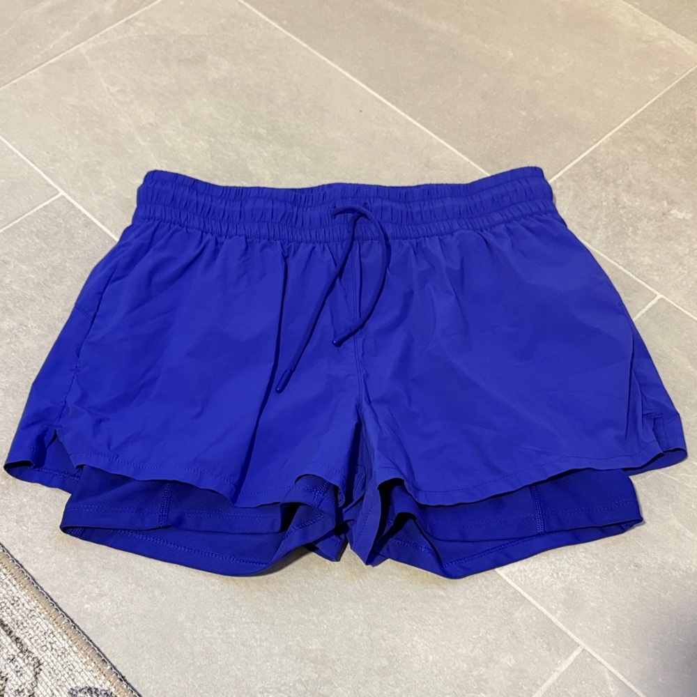 Spyder Women's Athletic Running Shorts in Royal Blue